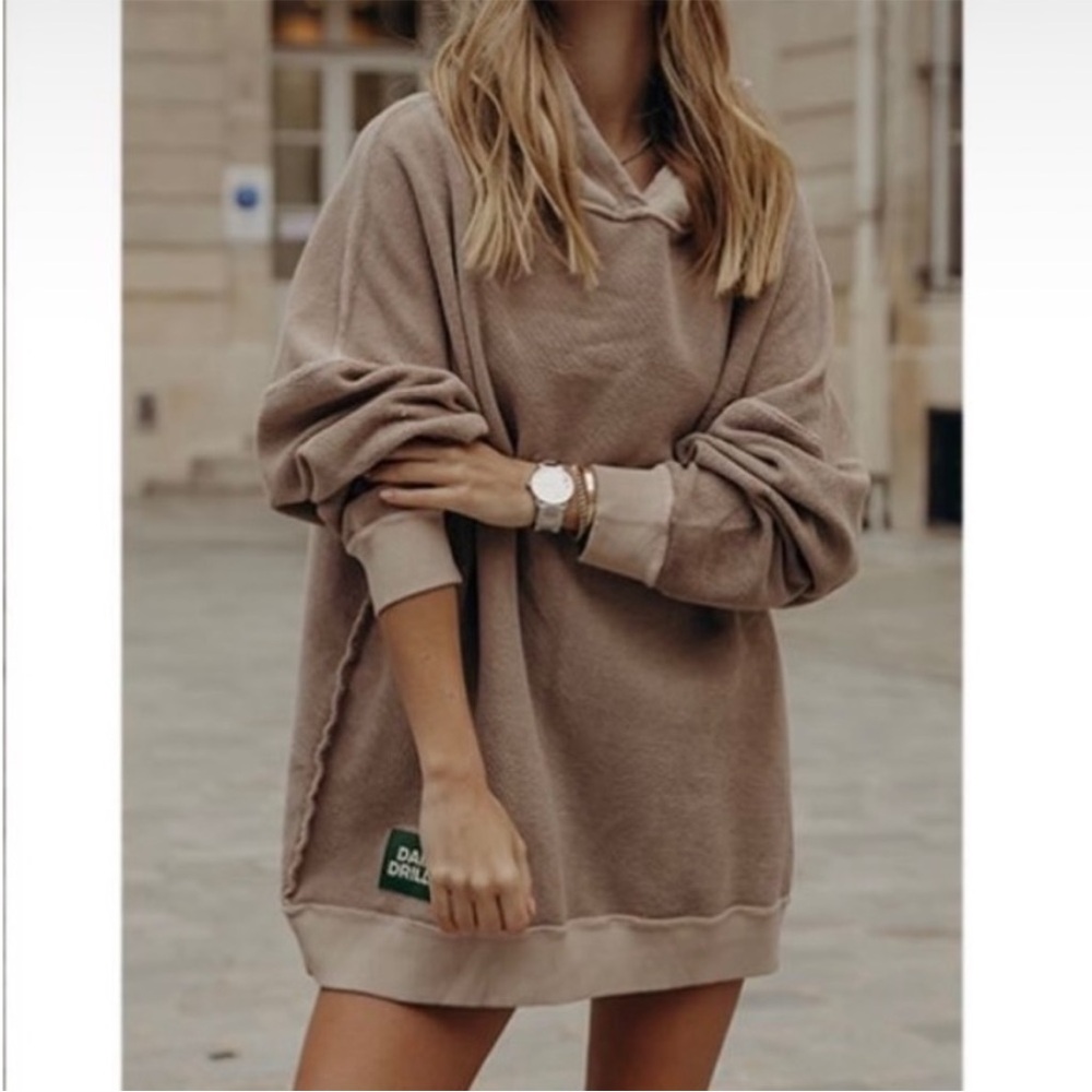 Daily Drills Tan Hoodie
